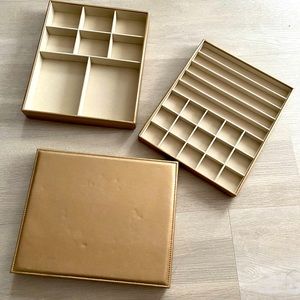 Ampersand Stackable Jewelry Tray (Set of 3)